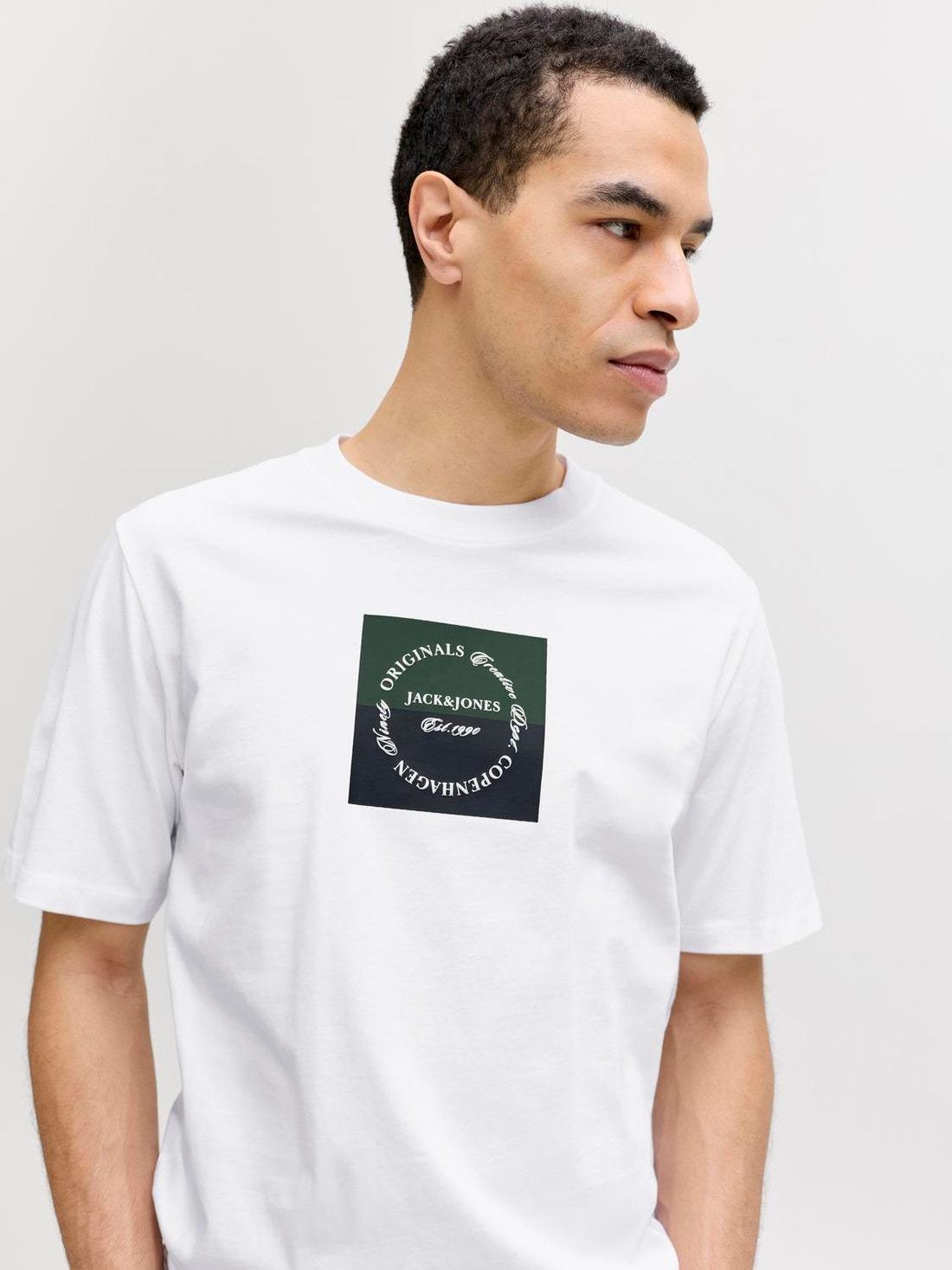 12290856/Bright White JACK AND JONES
