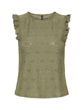 ONLY ONLSMILLA S/L FRILL TOP JRS