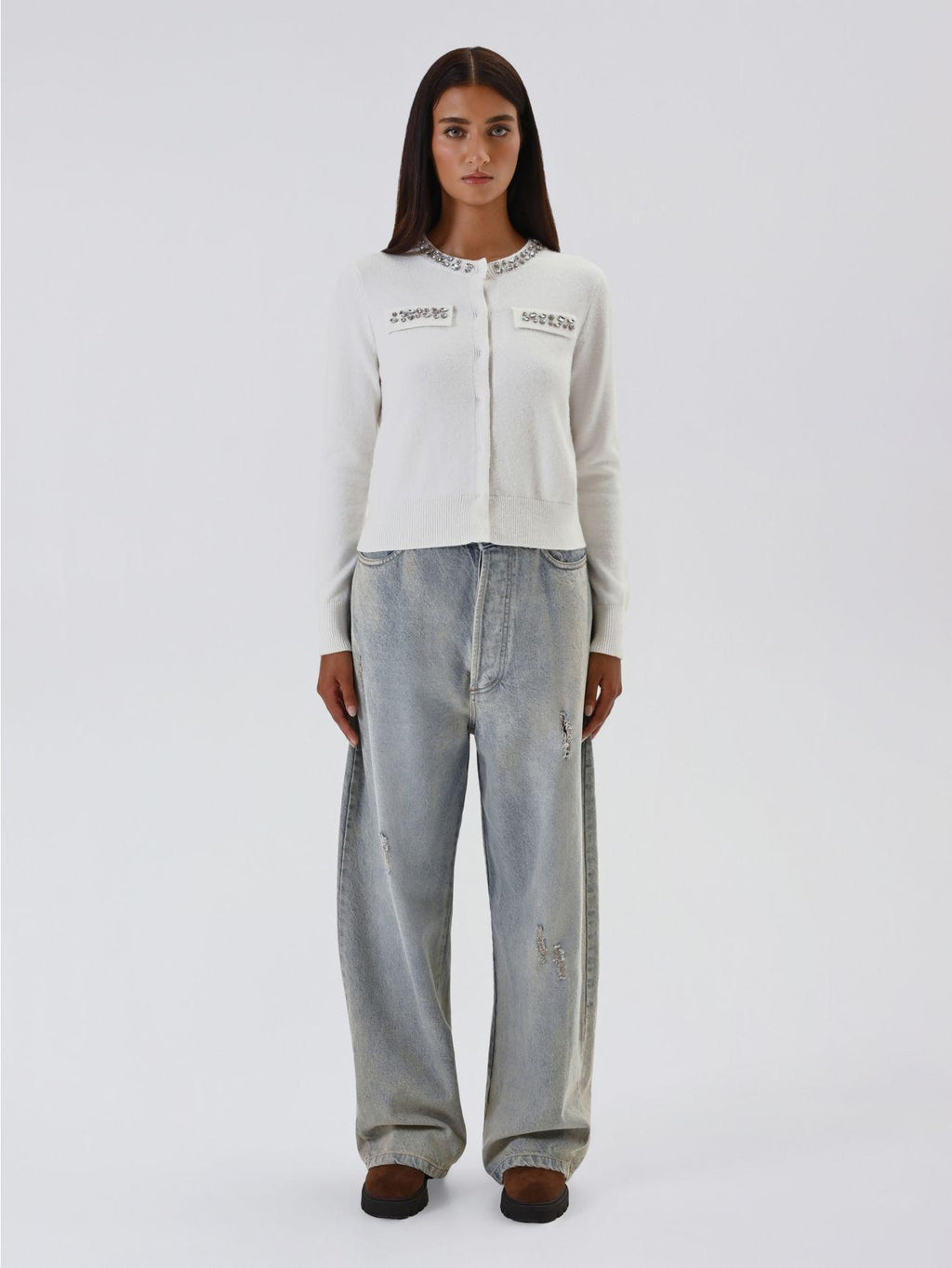 DIST X73107 MAG CARDIGAN BOTTONI CFM0012057003/B036 RINASCIMENTO