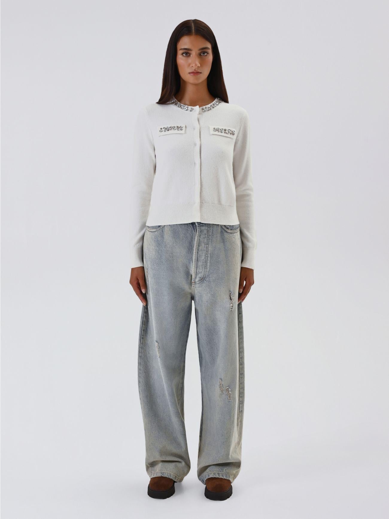 DIST X73107 MAG CARDIGAN BOTTONI CFM0012057003/B036 RINASCIMENTO