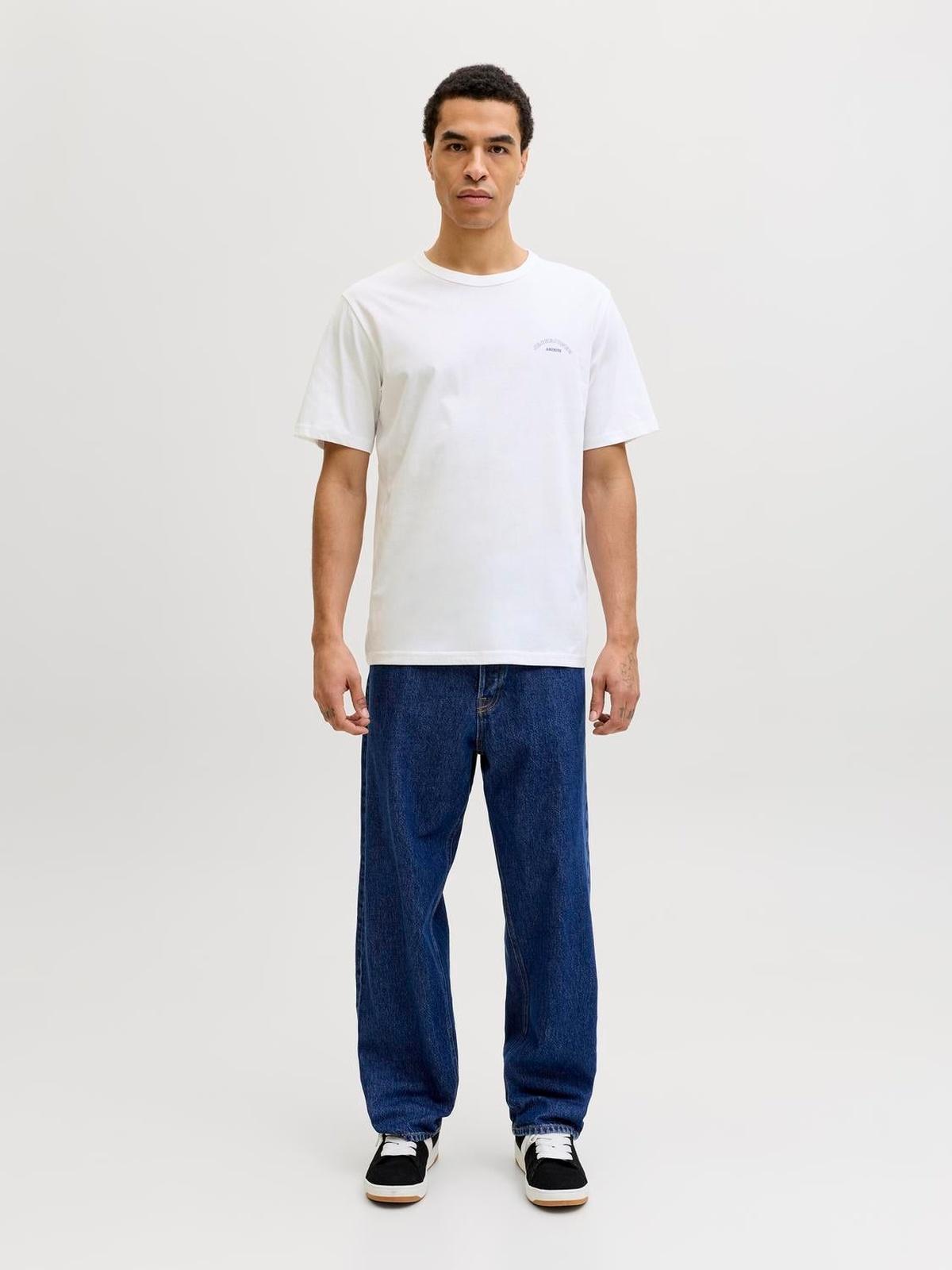 JJCOLLEGE LOGO TEE SS CREW NECK 