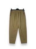 Pantalone a sigaretta con elastico in vita in bengalina 