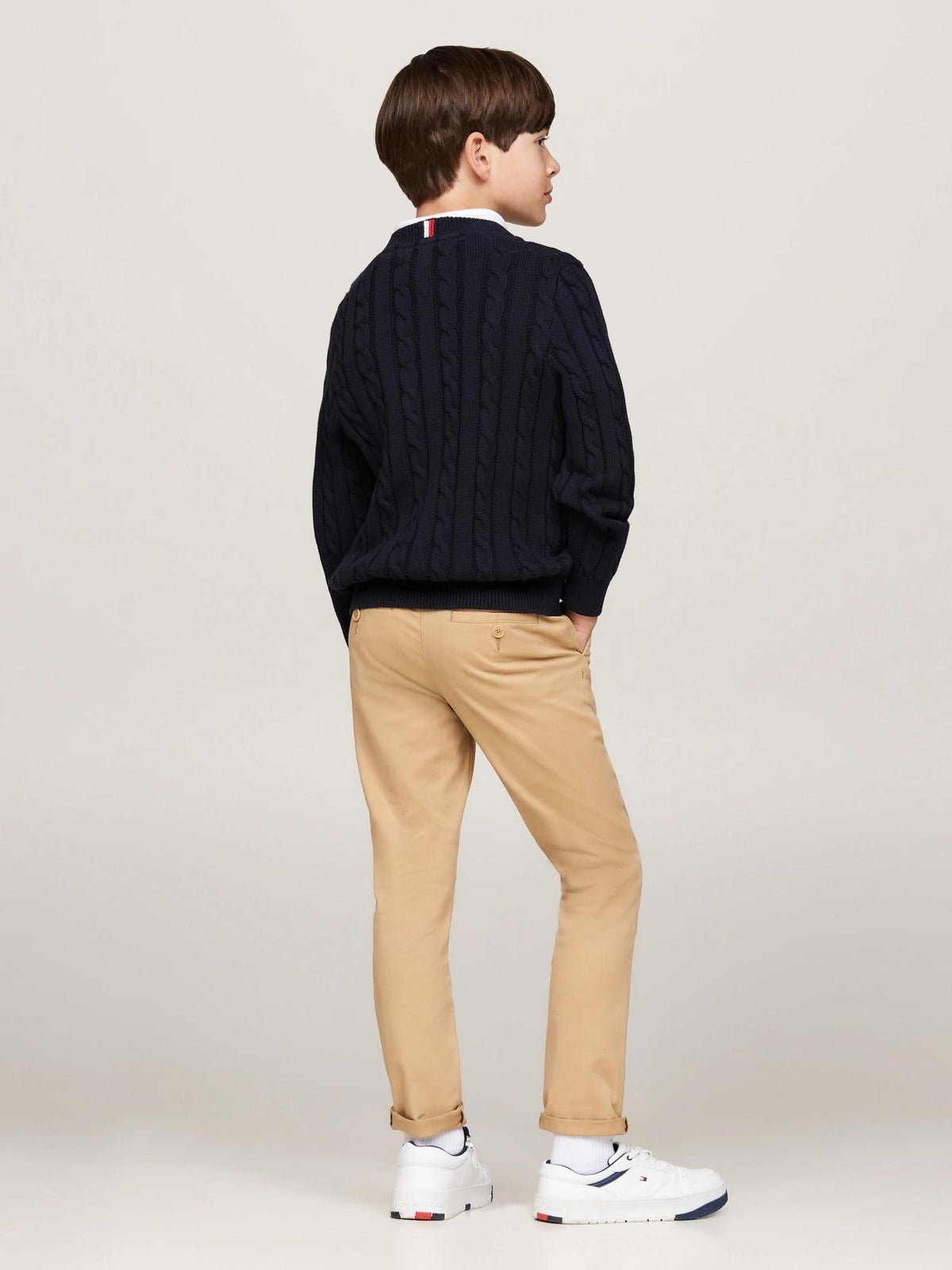 ESSENTIAL REG CABLE SWEATER 