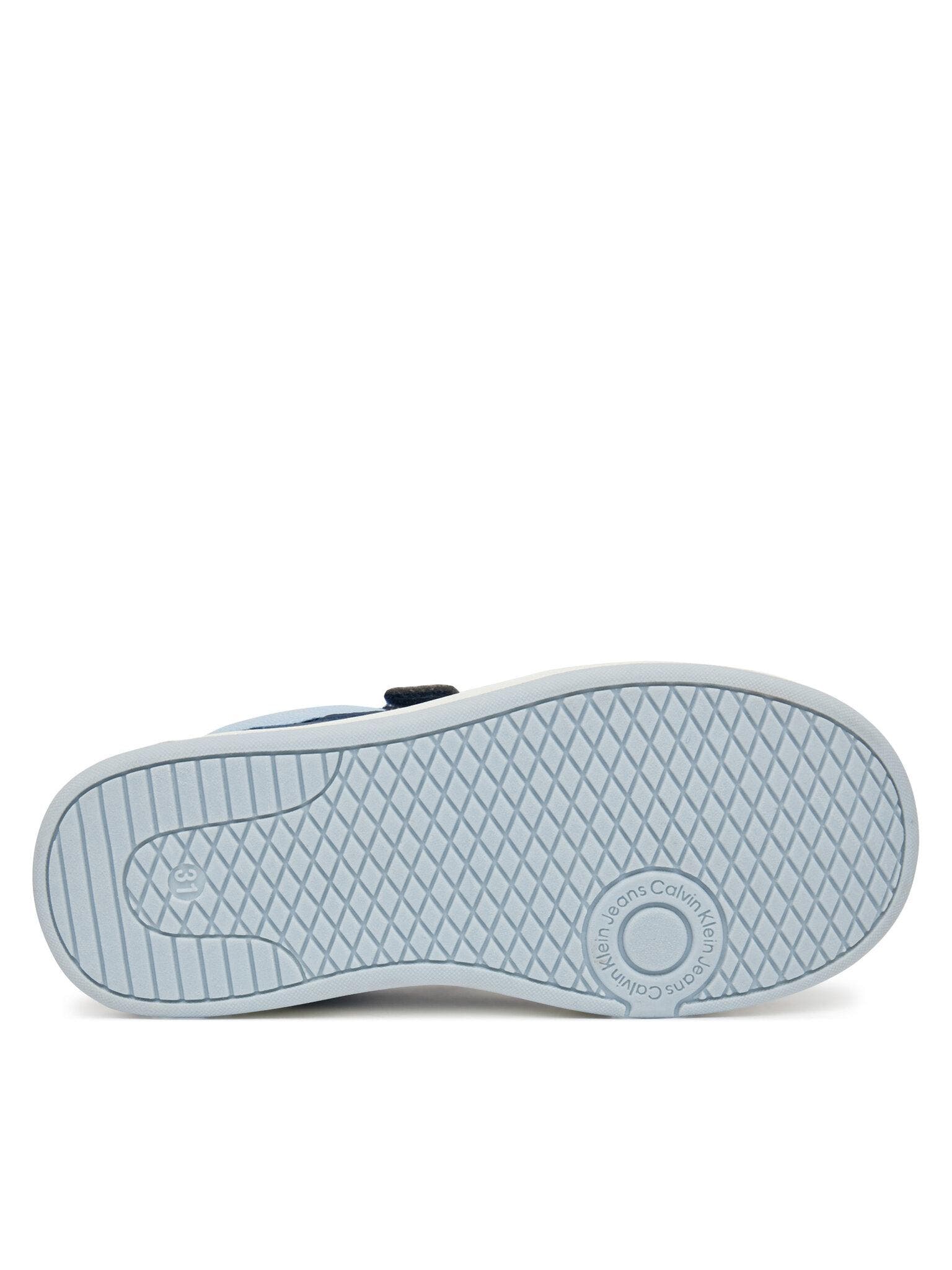 SNEAKER BASSA LACCI/VELCRO 
