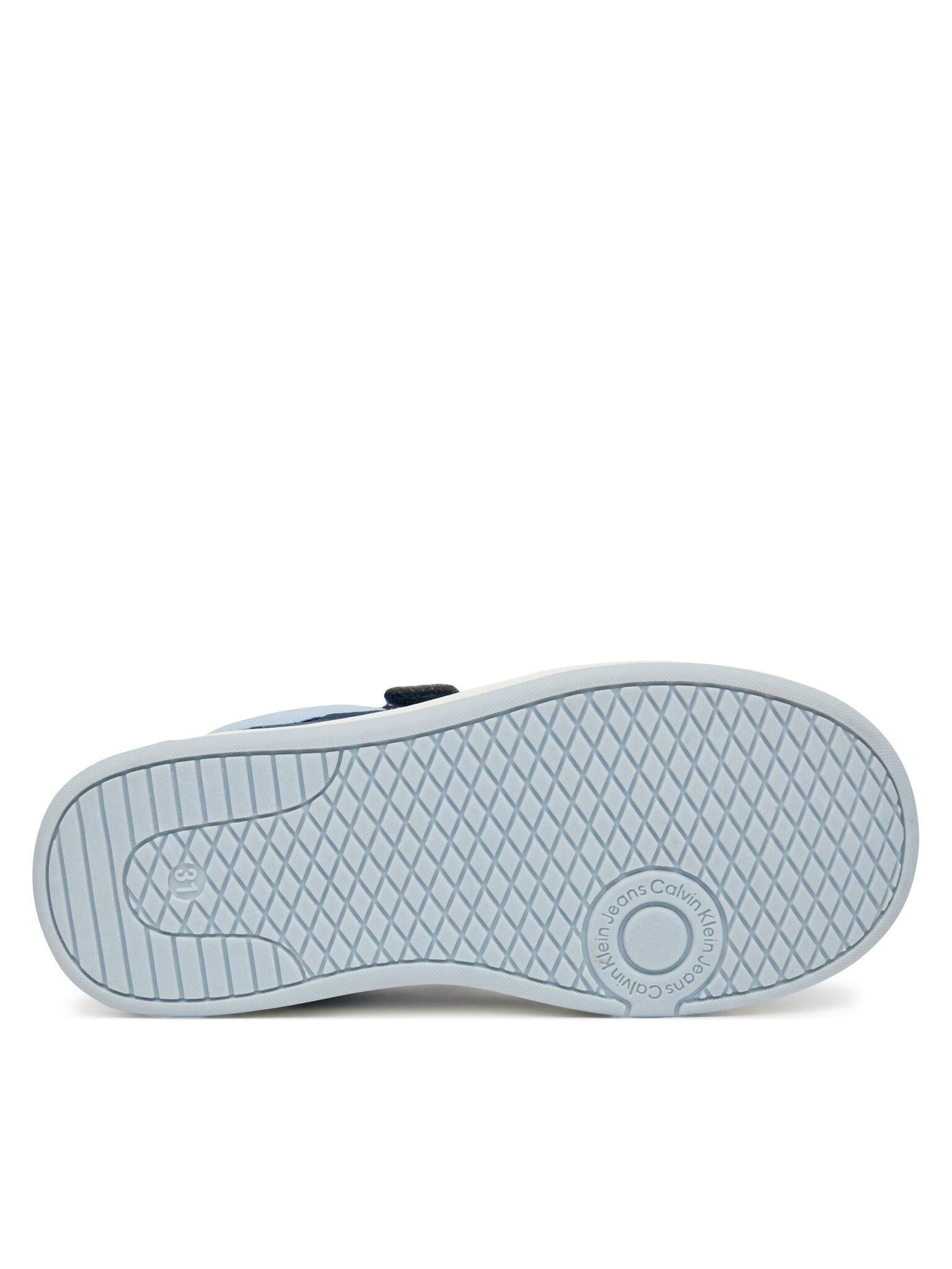 SNEAKER BASSA LACCI/VELCRO 