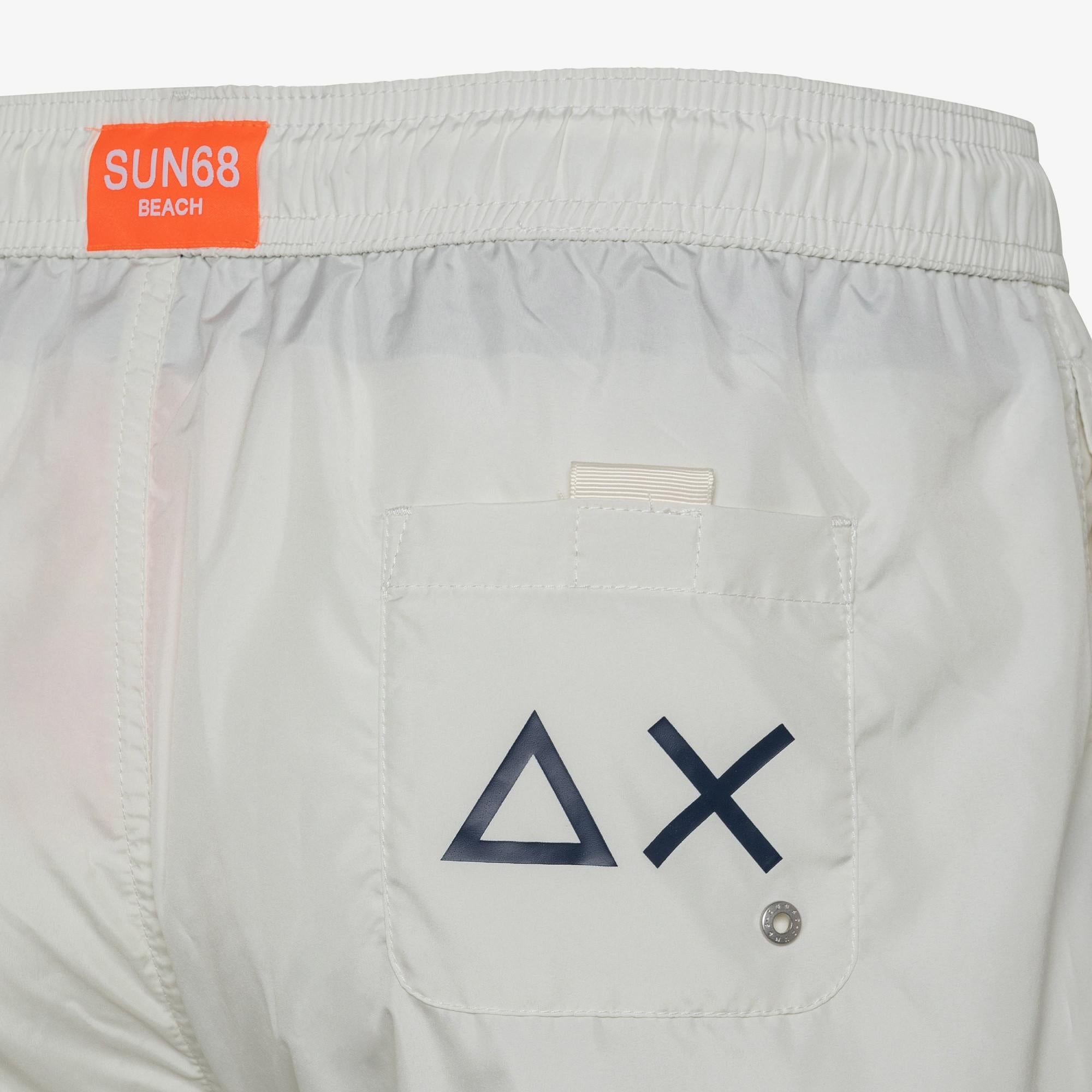 SWIM PANT WITH MACRO LOGO ON FRONT 