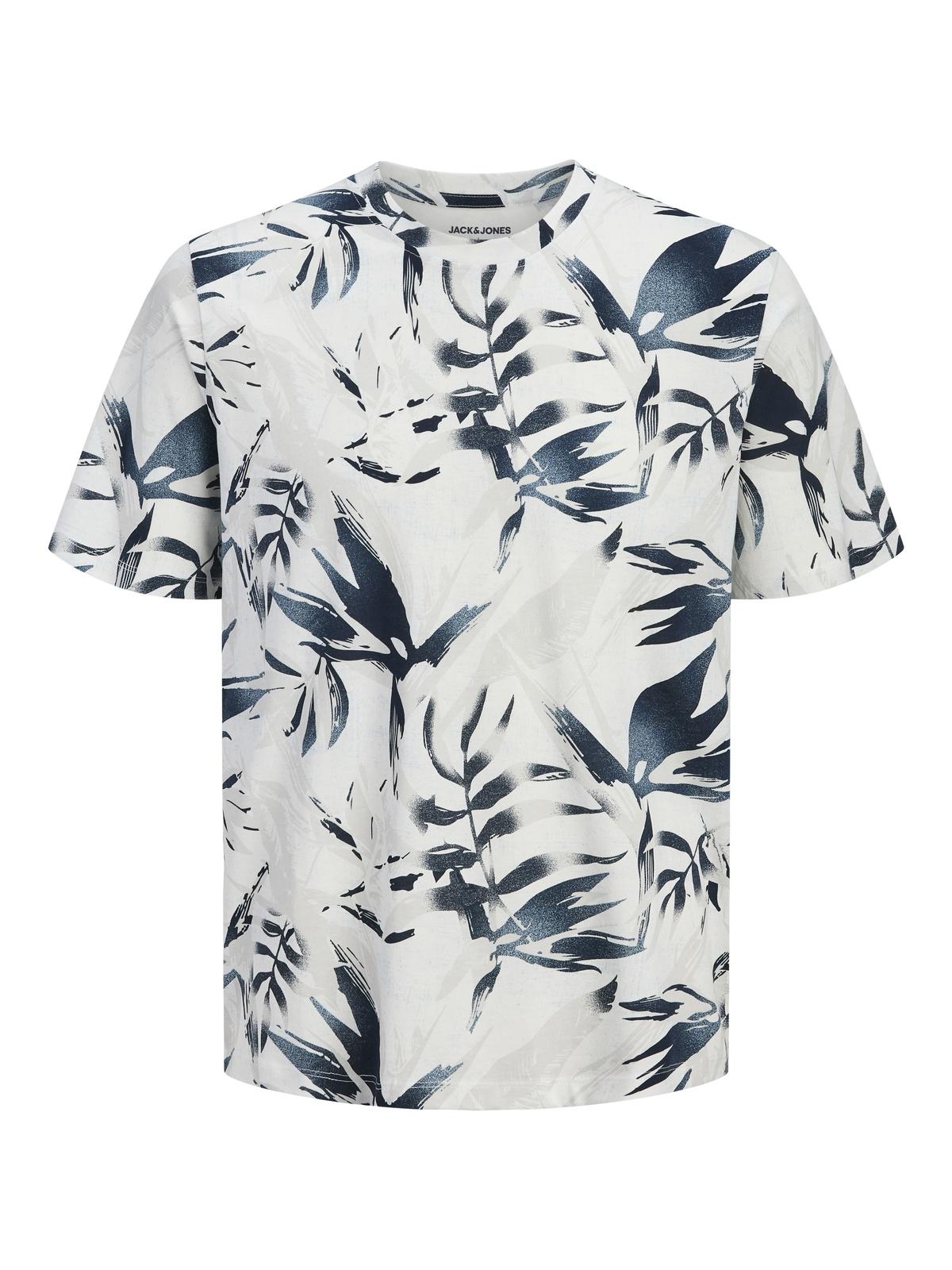 JJHONOLULU AOP TEE SS CREW NECK 
