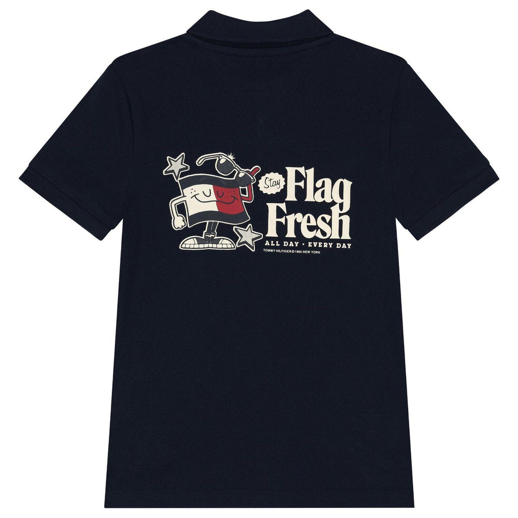 FLAG FUN REG POLO SS KB0KB09595/C1G TOMMY HILFIGER