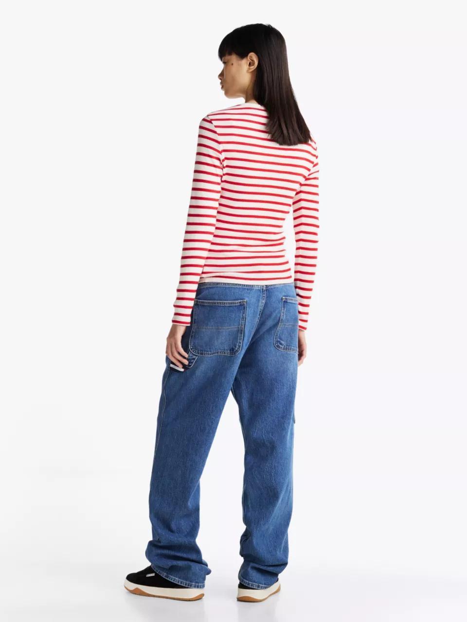TJW SLM BUTTON RIB C DW0DW19501/0EZ TOMMY JEANS