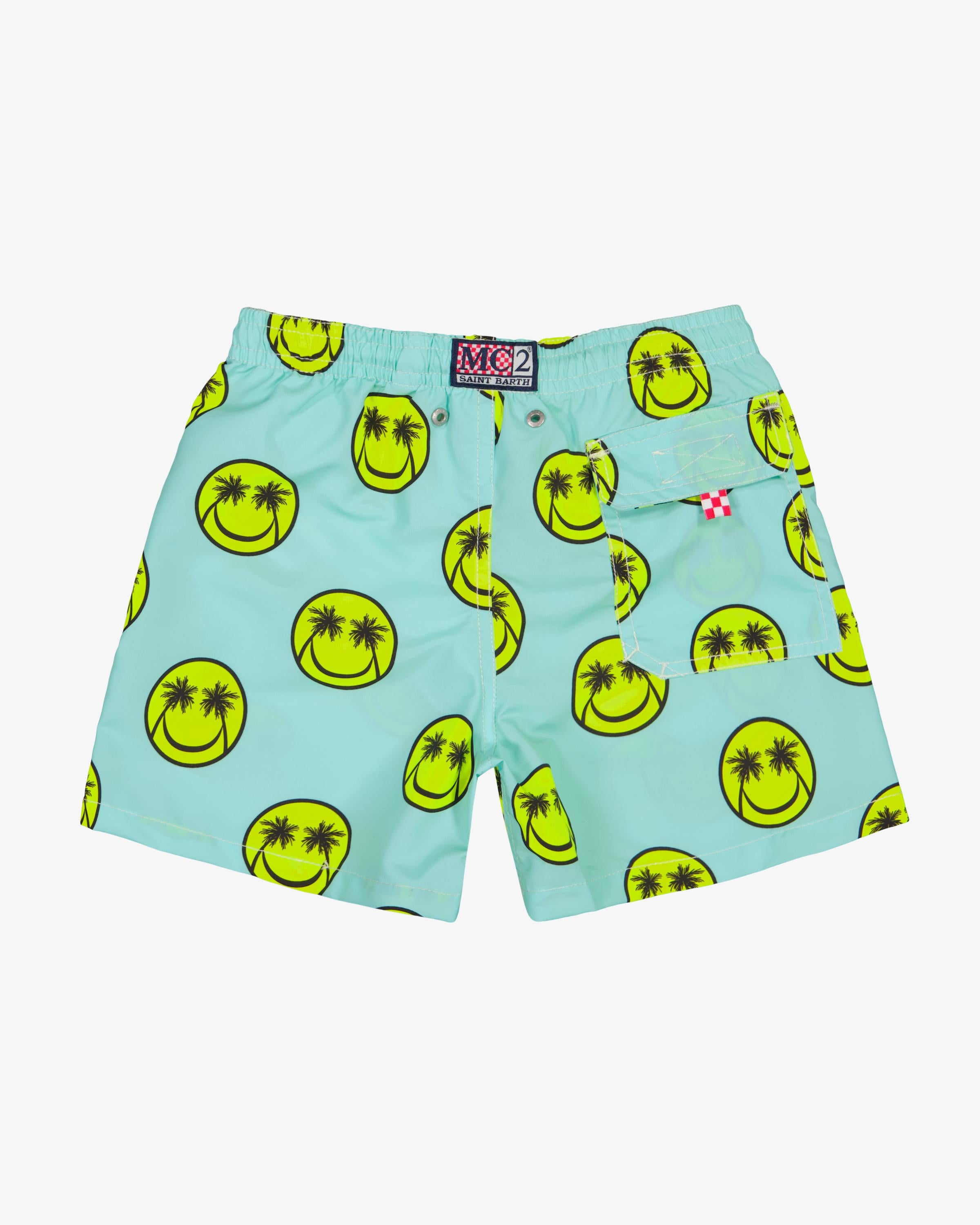 PRINTED BOY SWIM SHORT 