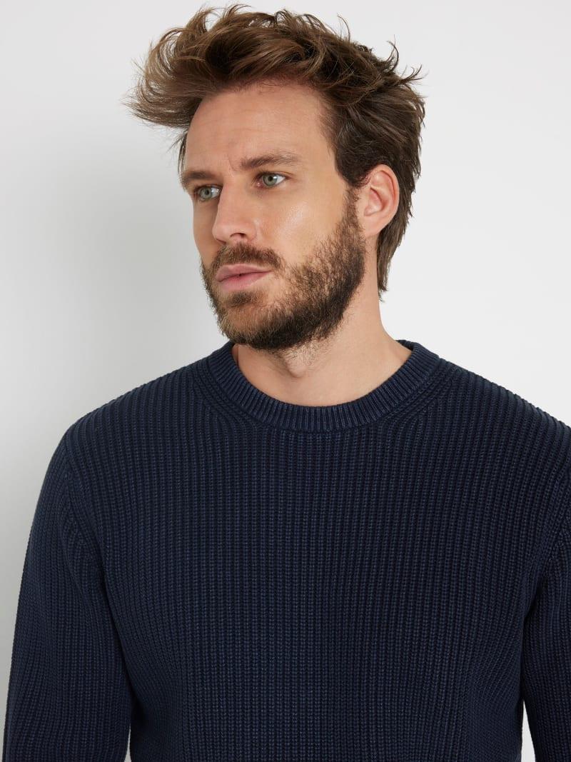 DELMAR CN LS WASHED RIBBED SWT M4YR11Z3421/G7V2 GUESS