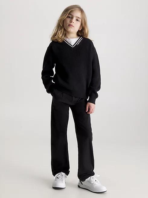 CEREMONY STRAIGHT LEG PANTS IB0IB01811/BEH CALVIN KLEIN JEANS