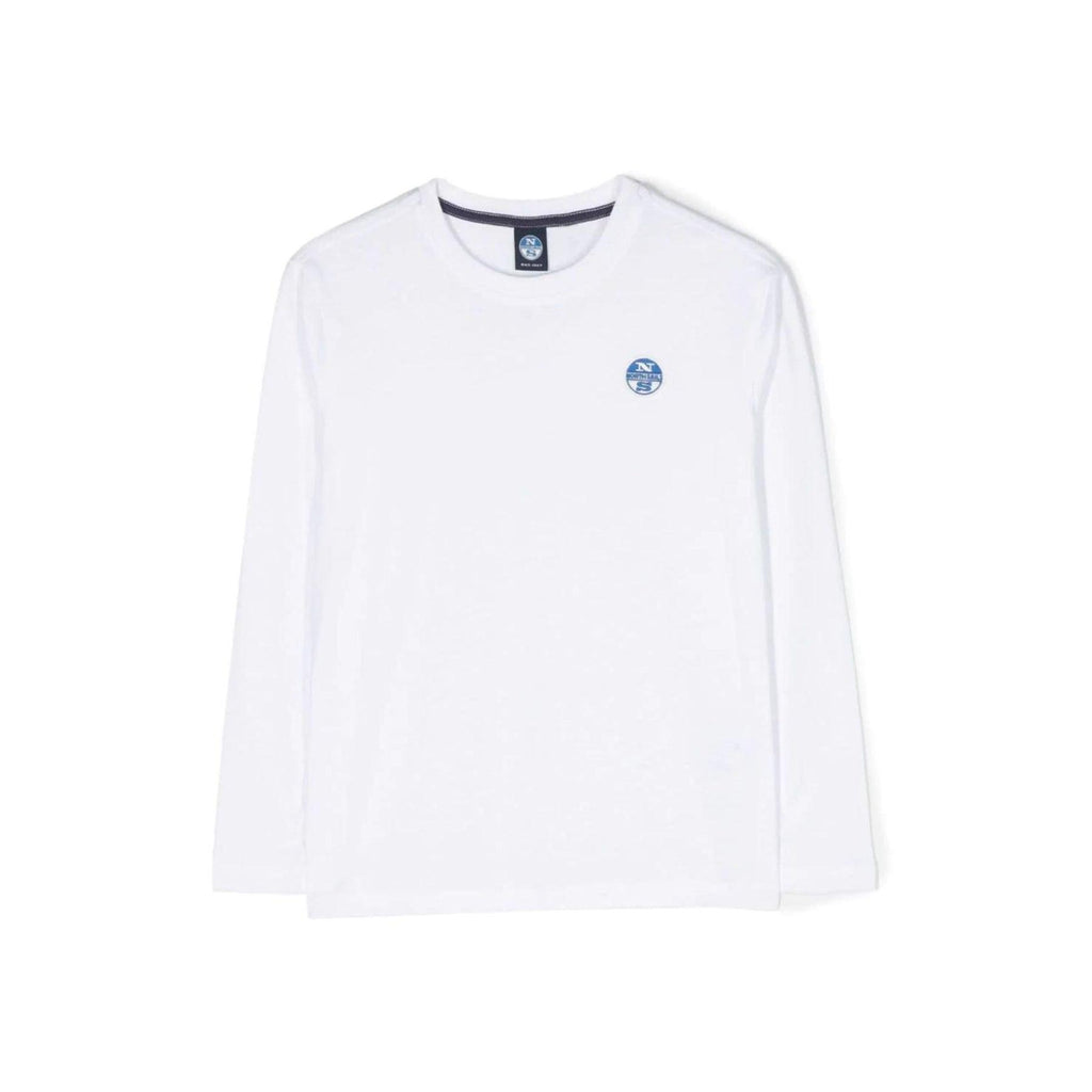 LS T-SHIRT WITH LOGO 795072/0101 NORTH SAILS