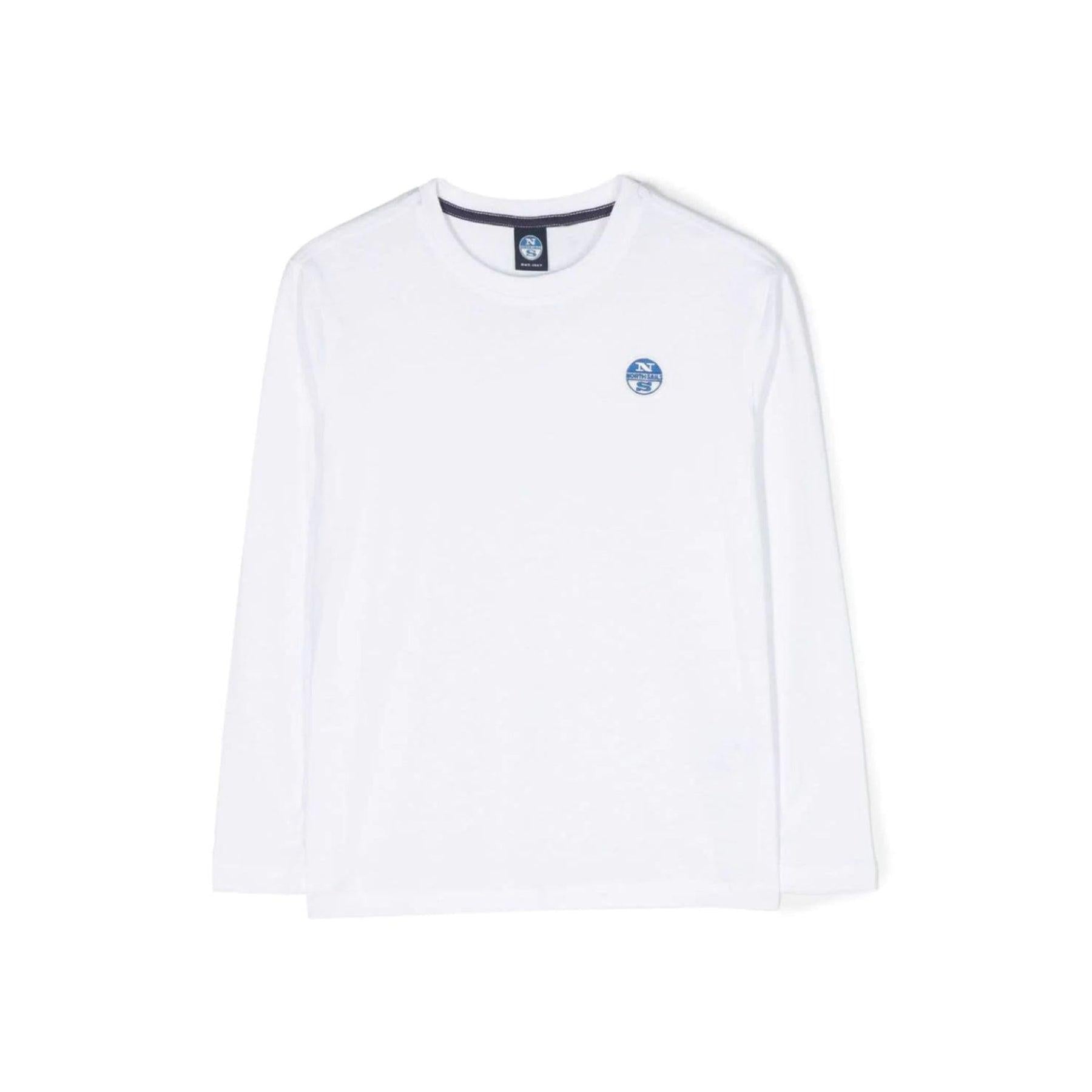 LS T-SHIRT WITH LOGO 795072/0101 NORTH SAILS