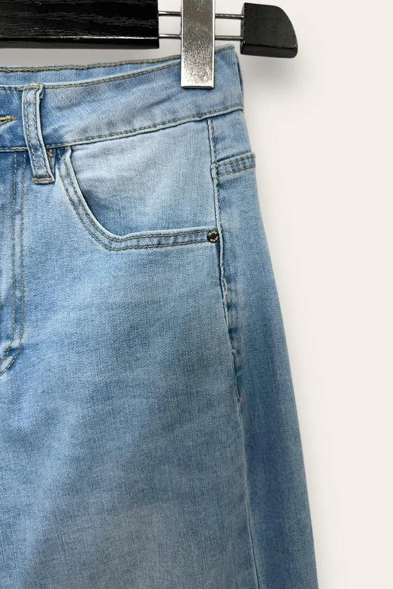 Jeans a palazzo con cucitura particolare TD-10710/Blue Jeans LOVEme