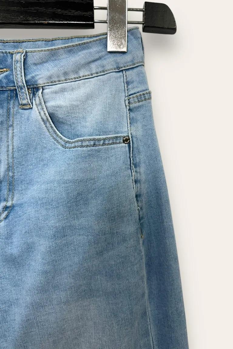 Jeans a palazzo con cucitura particolare TD-10710/Blue Jeans LOVEme