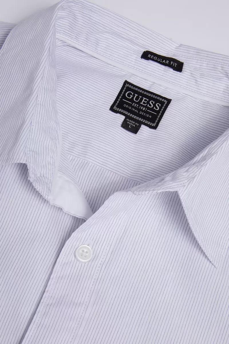 LS PORT STRIPE SHIRT M2GH06WEJ40/F7GV GUESS