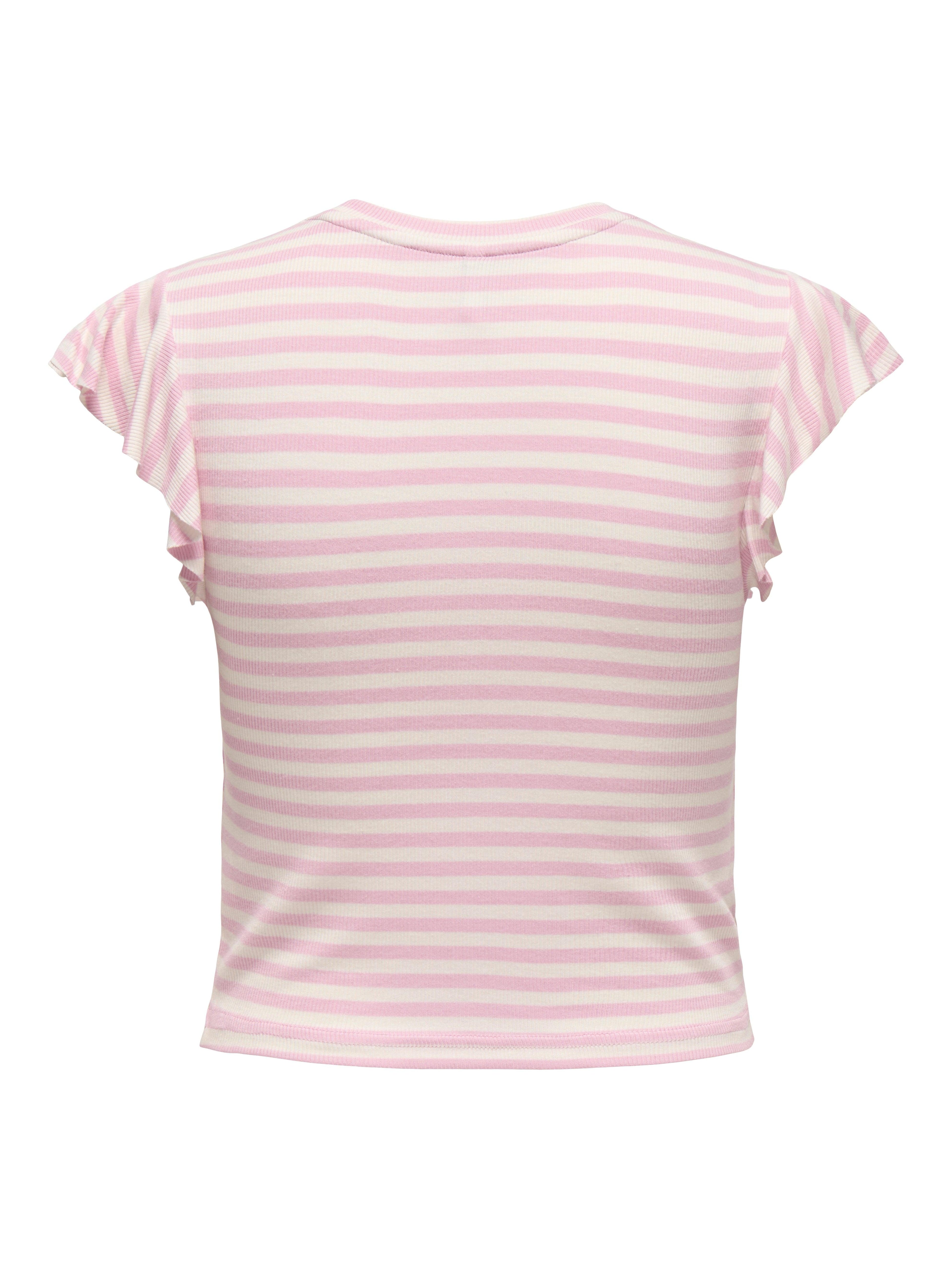 ONLBELIA S/L FRILL TOP BOX JRS 15289848/Roseate Spoonbill ONLY