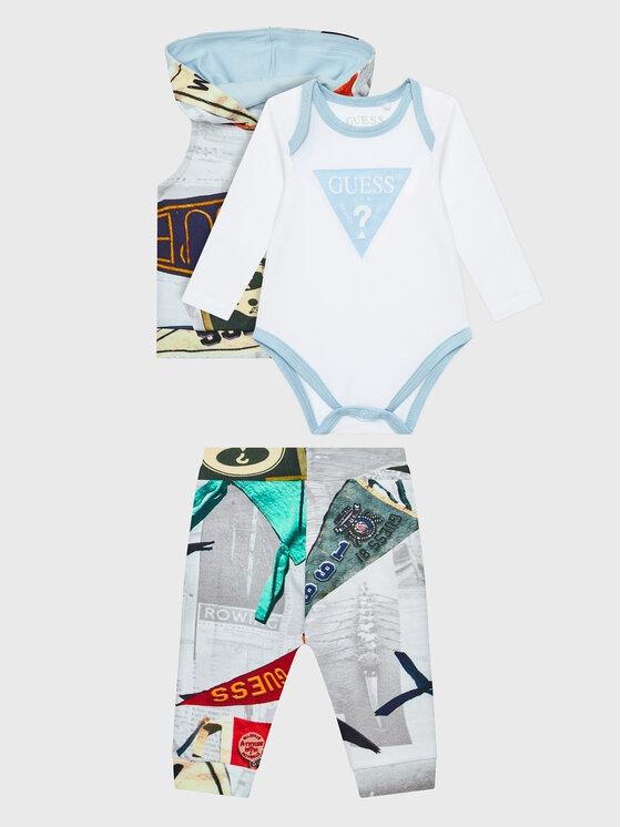 SET HOODED VEST+LS BODY+PANTS 