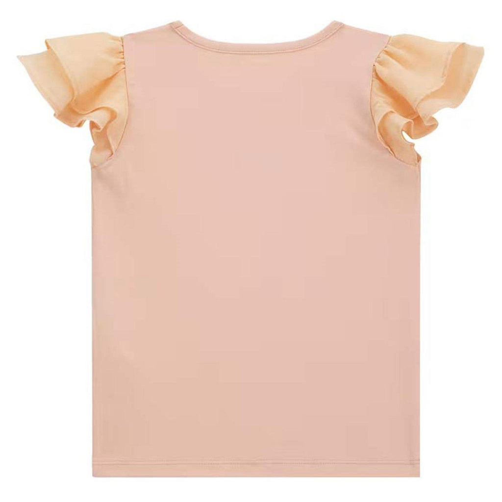 SS T-SHIRT W/CHIFFON 
