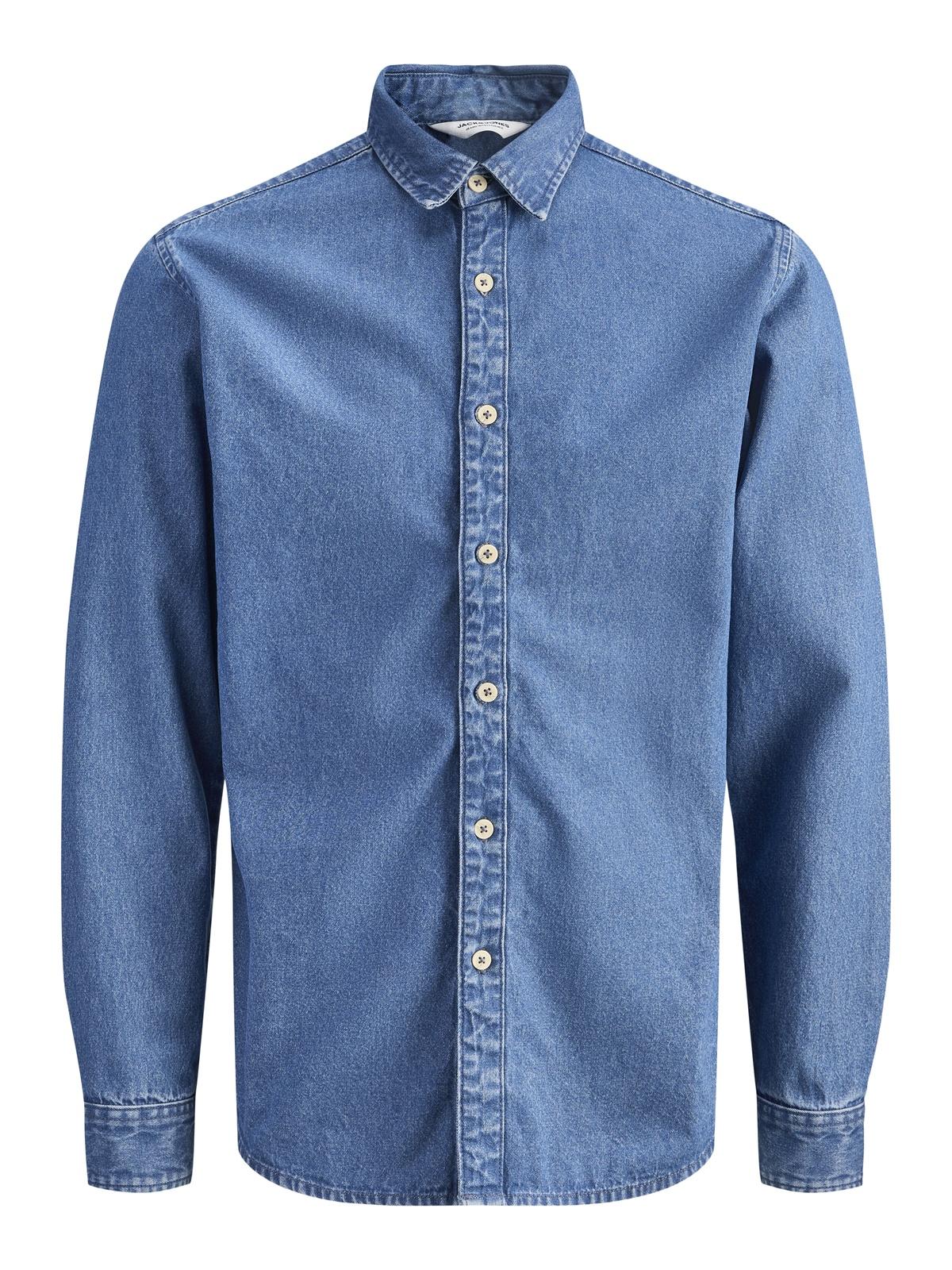12289227/Blue Denim MID BLUE JACK AND JONES