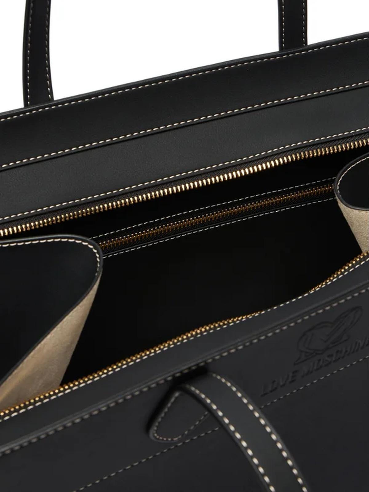 BORSA PU GRS MARRONE 