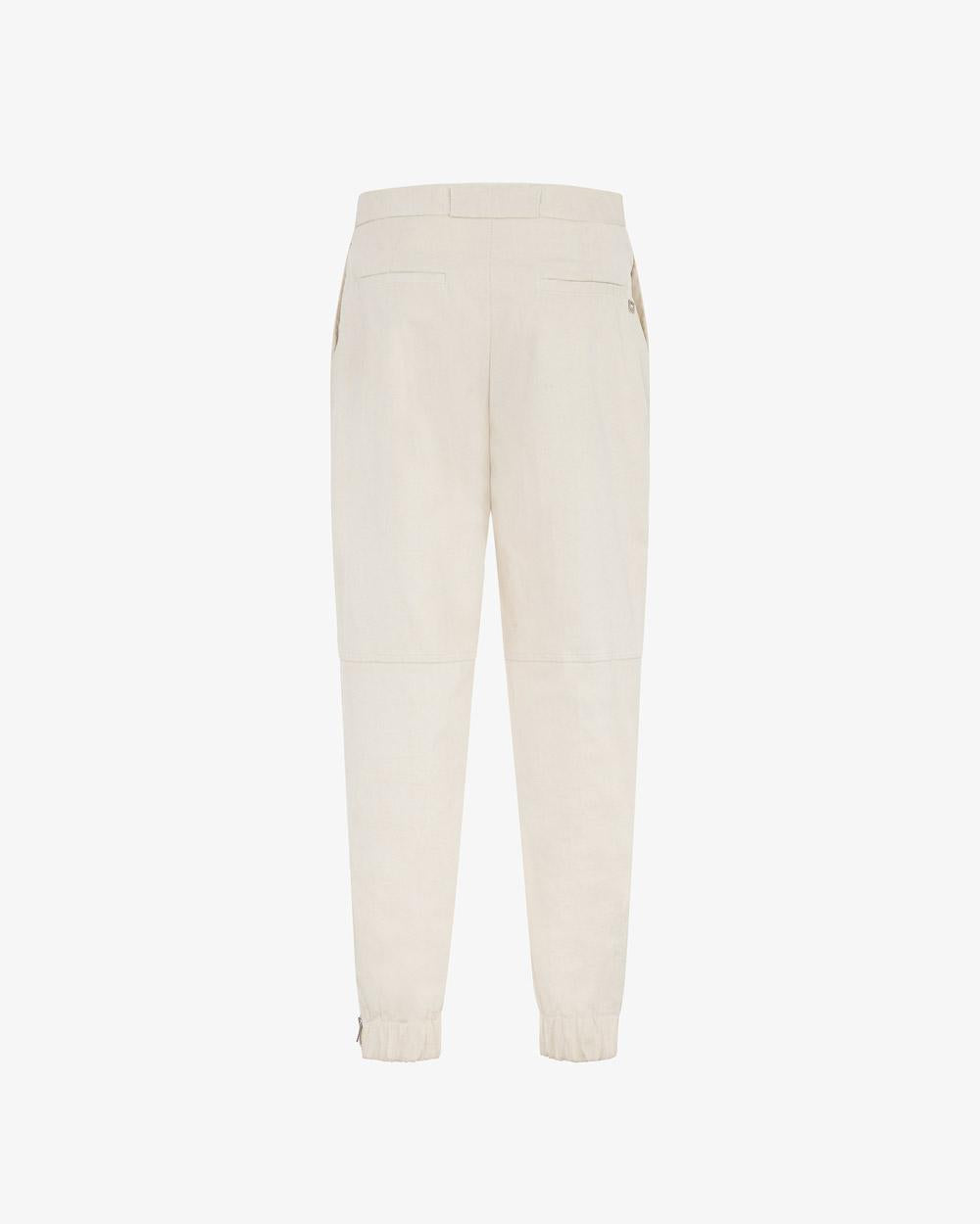 PANT.JOGGER VELLUTO RIGATO MW565134/LATTE MARKUP