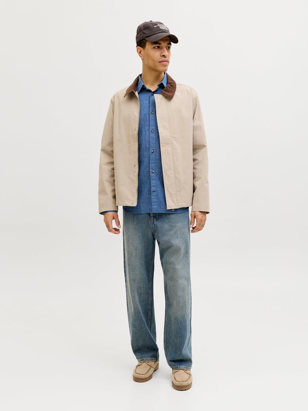 JJESUMMER LINEN BLEND SHIRT L/S SN 