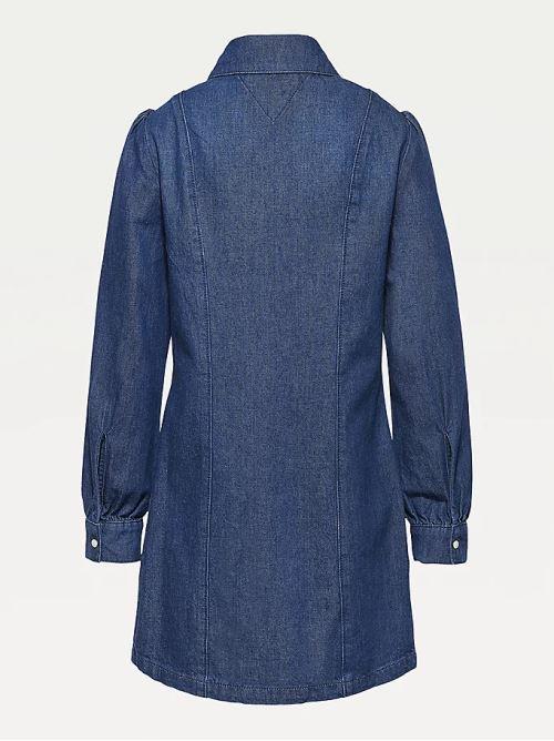 DENIM SHIRT DRESS KG0KG06086/1BN TOMMY HILFIGER