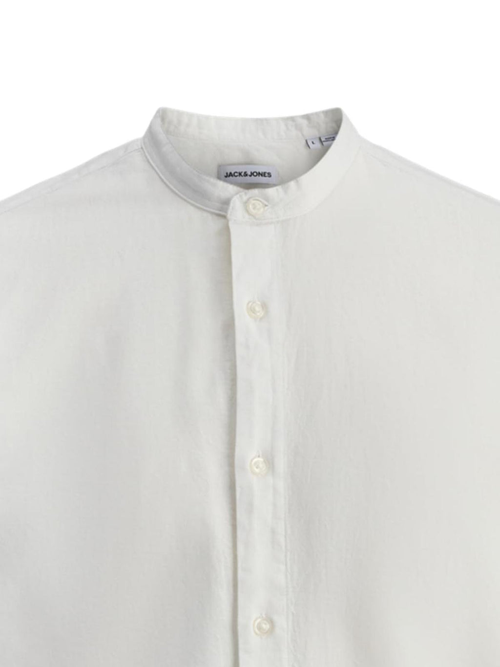 JJEBREEZE LINEN BLEND BAND SHIRT L/S SN 