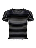 ONLEMMA STRIPE S/S TOP JRS 