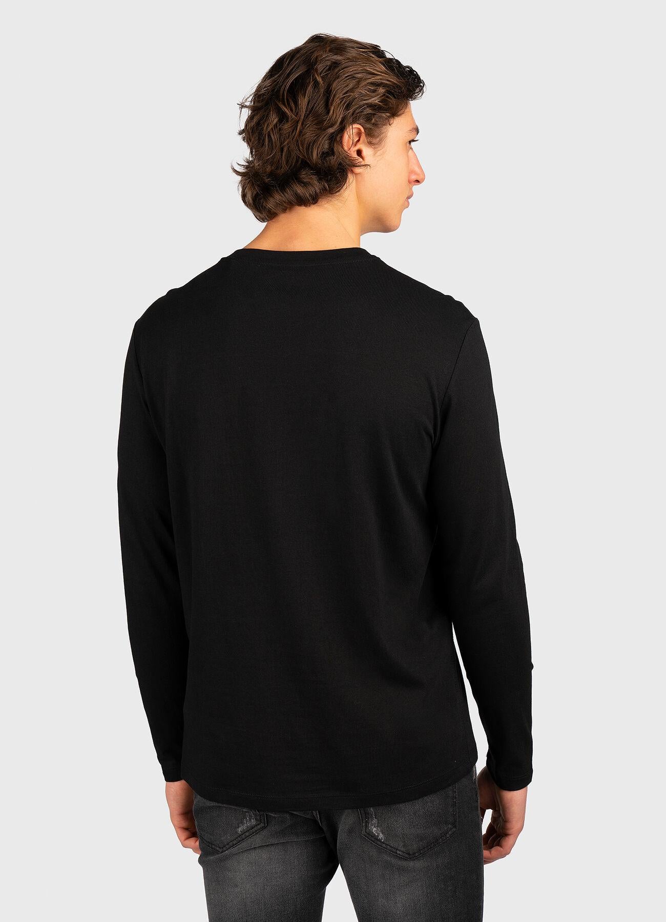 LS CN EMBROIDERED TRIANGLE TEE 