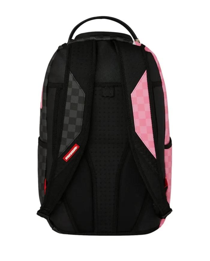 PINK AND BLACK TEAR SIP BACKPACK 