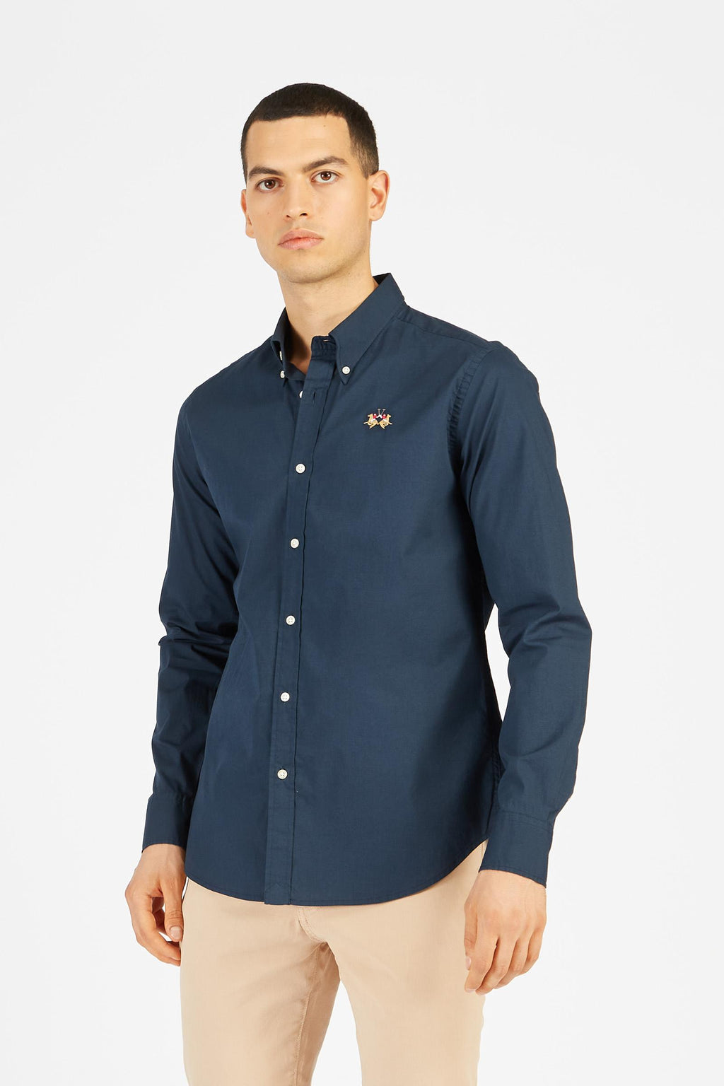 MAN SHIRT L/S POPLIN STRETCH 
