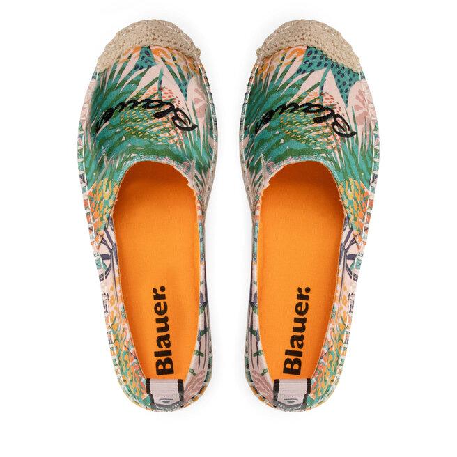 SPRING01 S2SPRING01/FAN/FLOWERS BLAUER