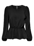 ONLY ONLMETTE DAR L/S O-NECK TOP NOOS WVN