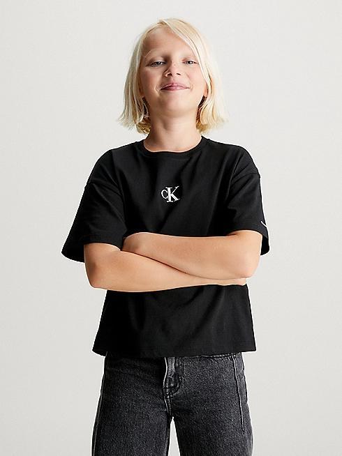 CK LOGO BOXY T-SHIRT IG0IG02136T/BEH CALVIN KLEIN JEANS