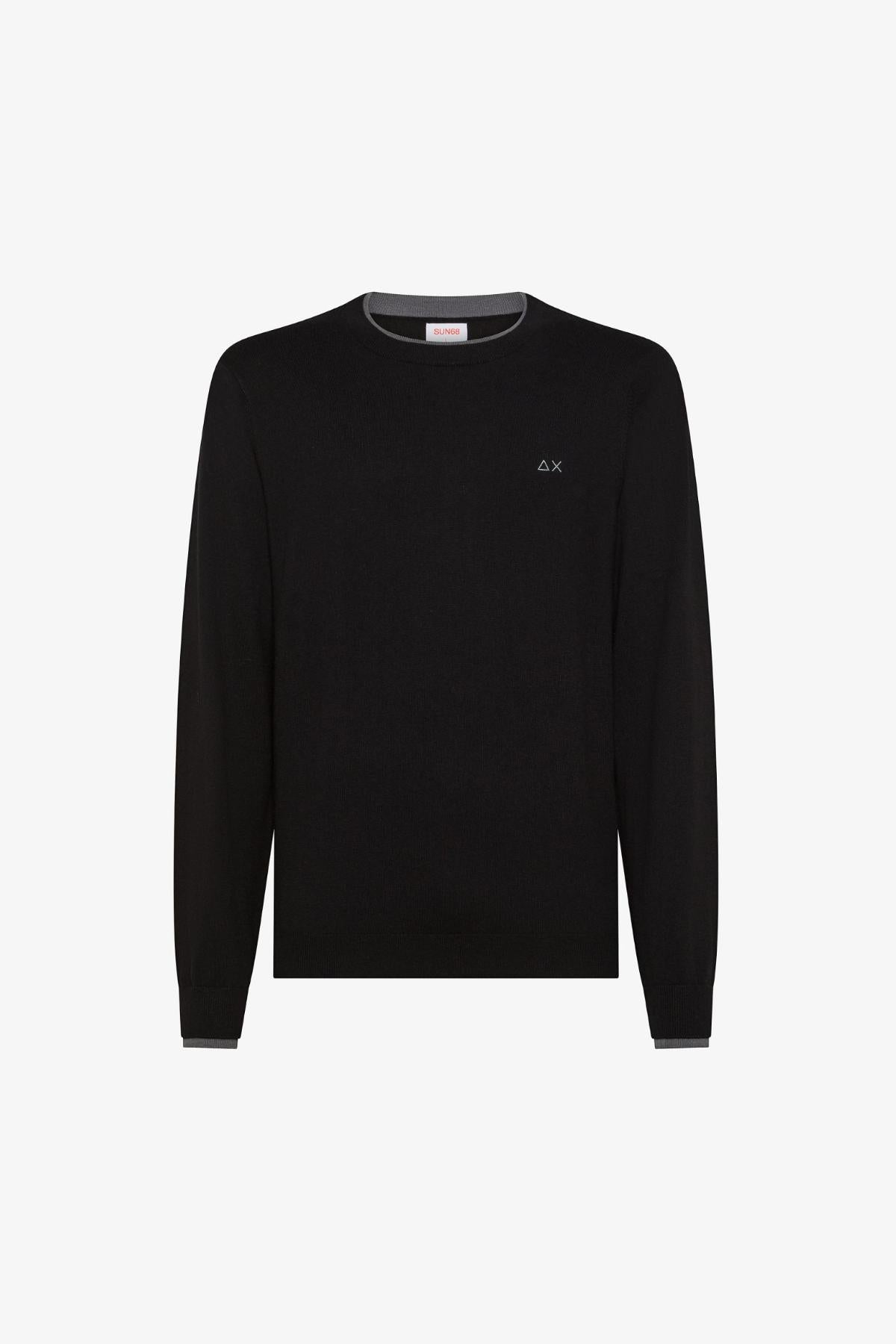 ROUND SWEATER DOUBLE RIB L/S 