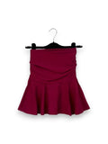 LOVEme Top a fascia con balza e corpetto dietro