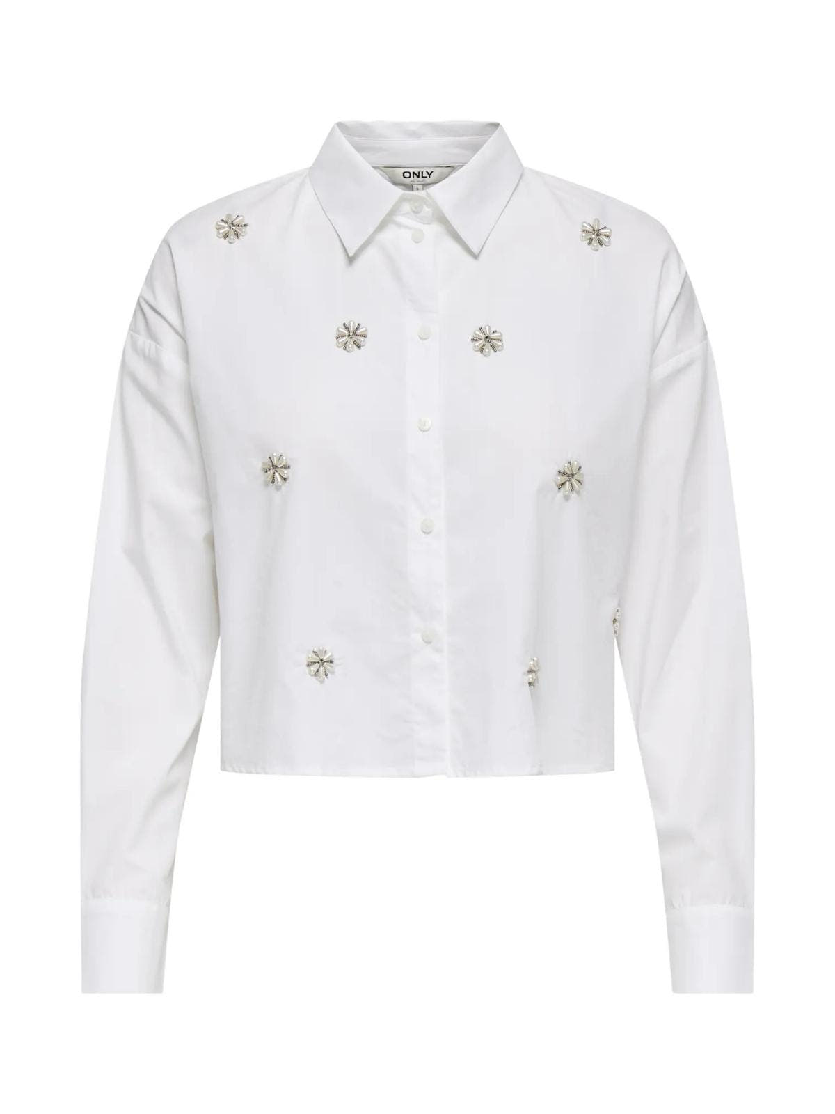 15371587/Bright White PEARL FLOWERS ONLY
