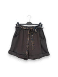 LOVEme Bermuda morbido con elastico in vita in cotone leggero