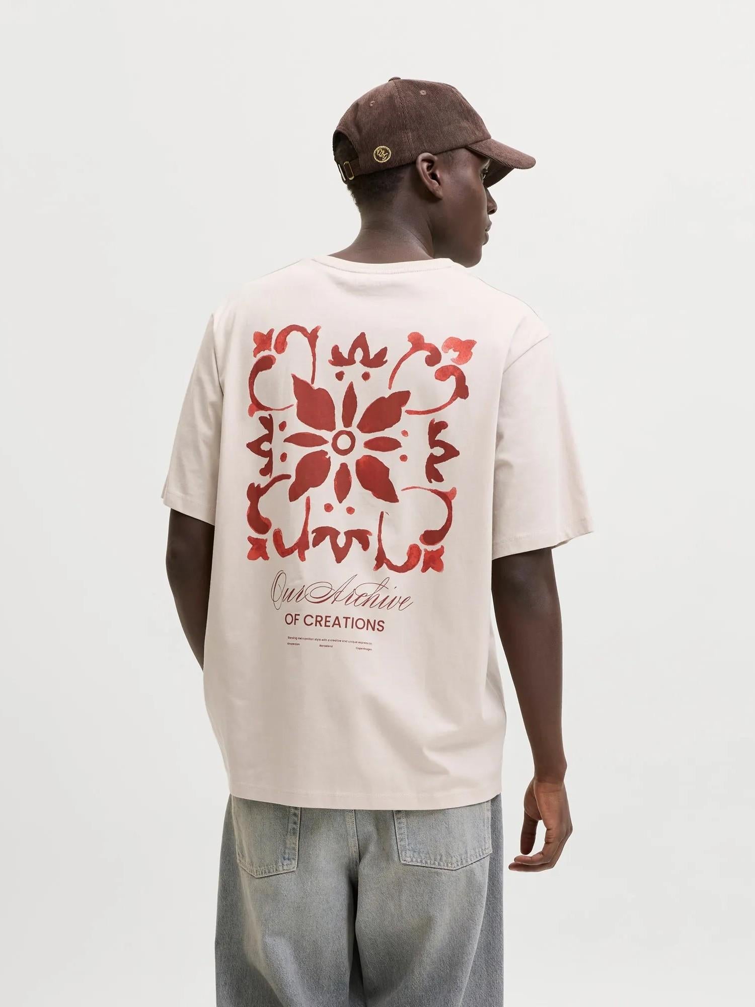 JJART PRINT TEE SS CREW NECK 