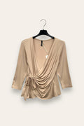 3/4 sleeve wrap top