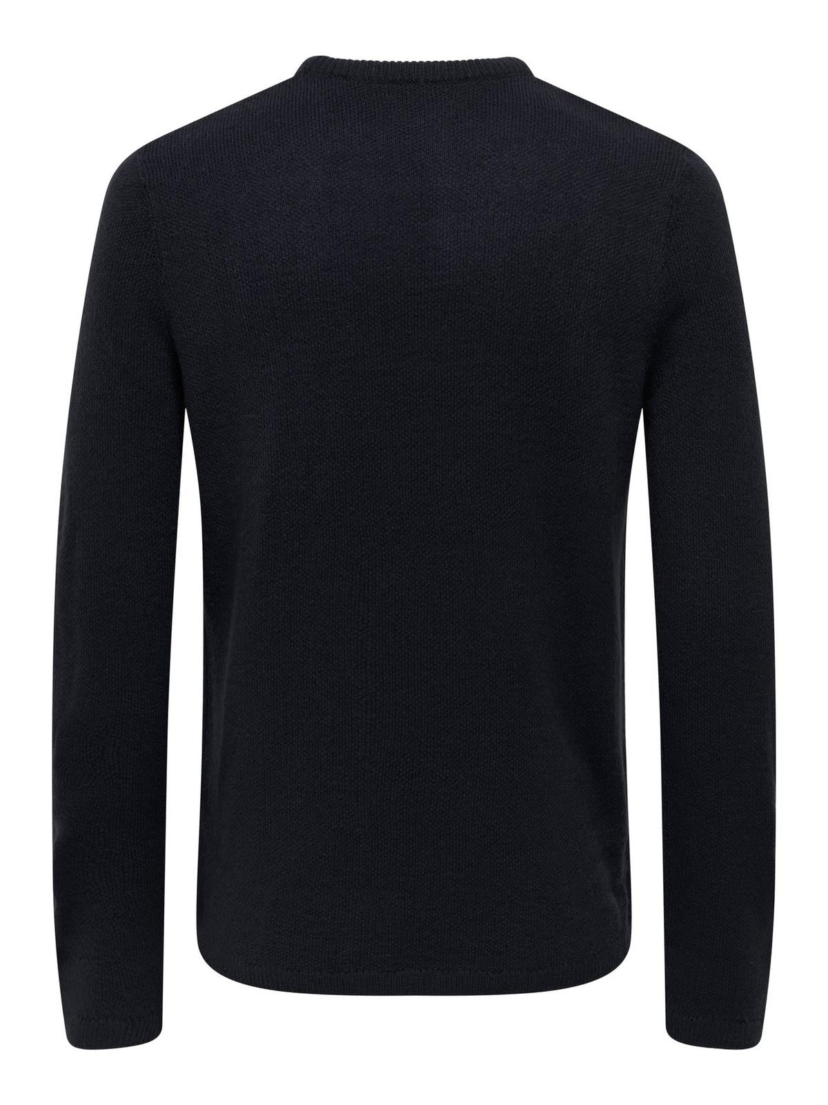 ONSXMAS REG 5 TEDDY CREW KNIT 