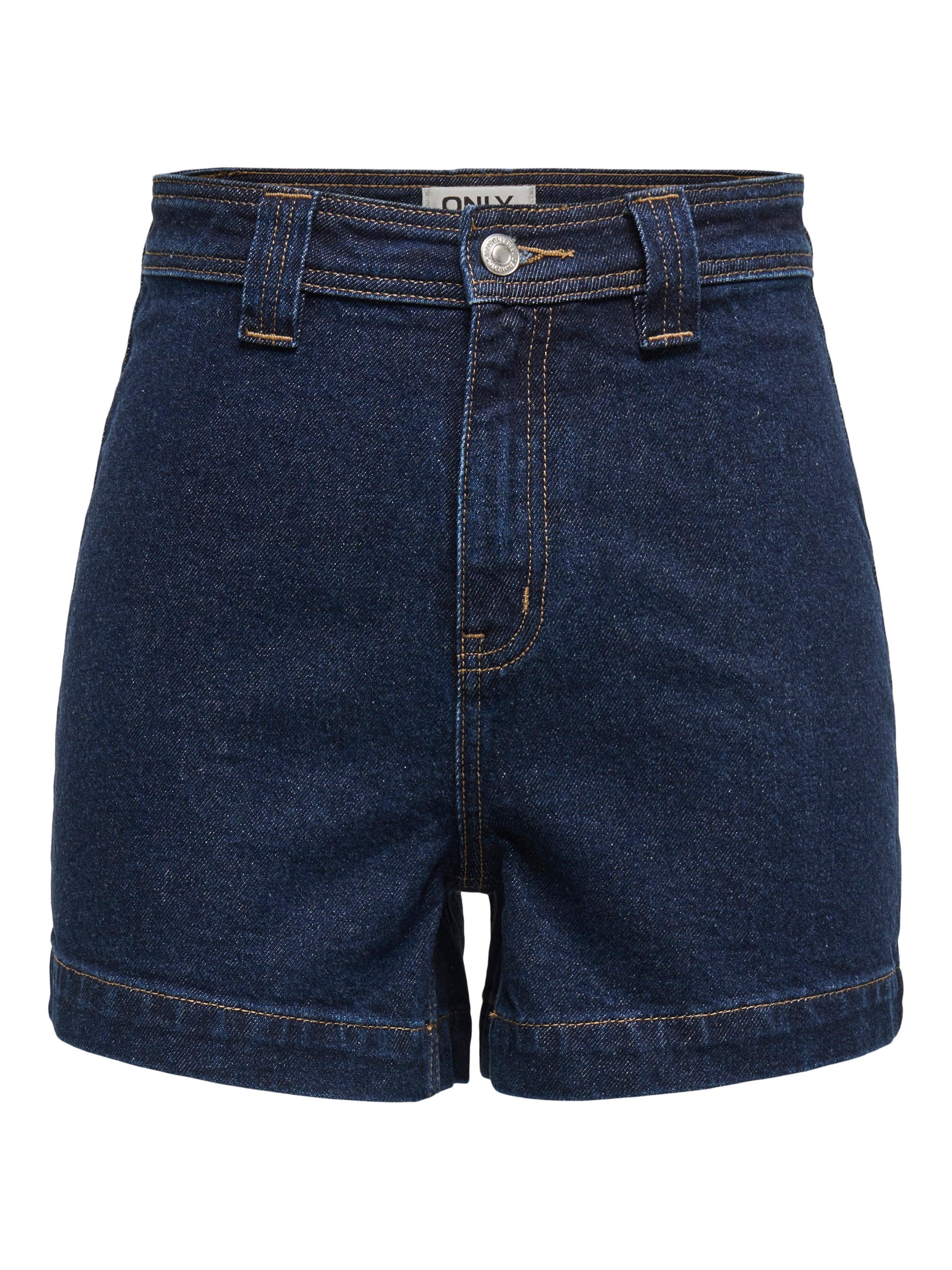 ONLPARIS HW DNM SHORTS MAE 15349186/Dark Blue Denim ONLY