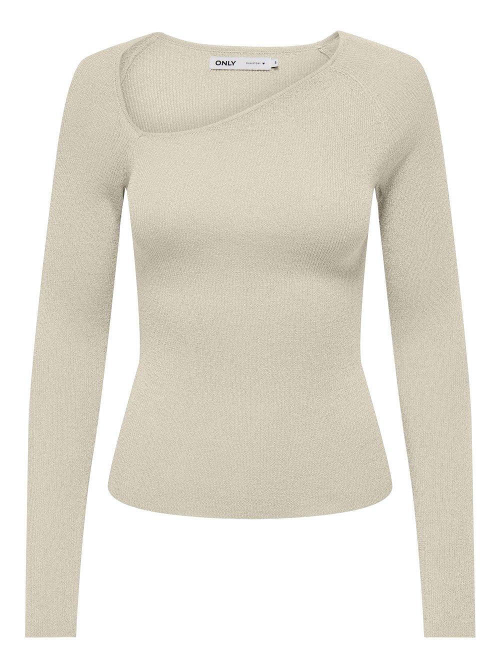 ONLHELGA LS GLITTER ASYMME NECK CC KNT 