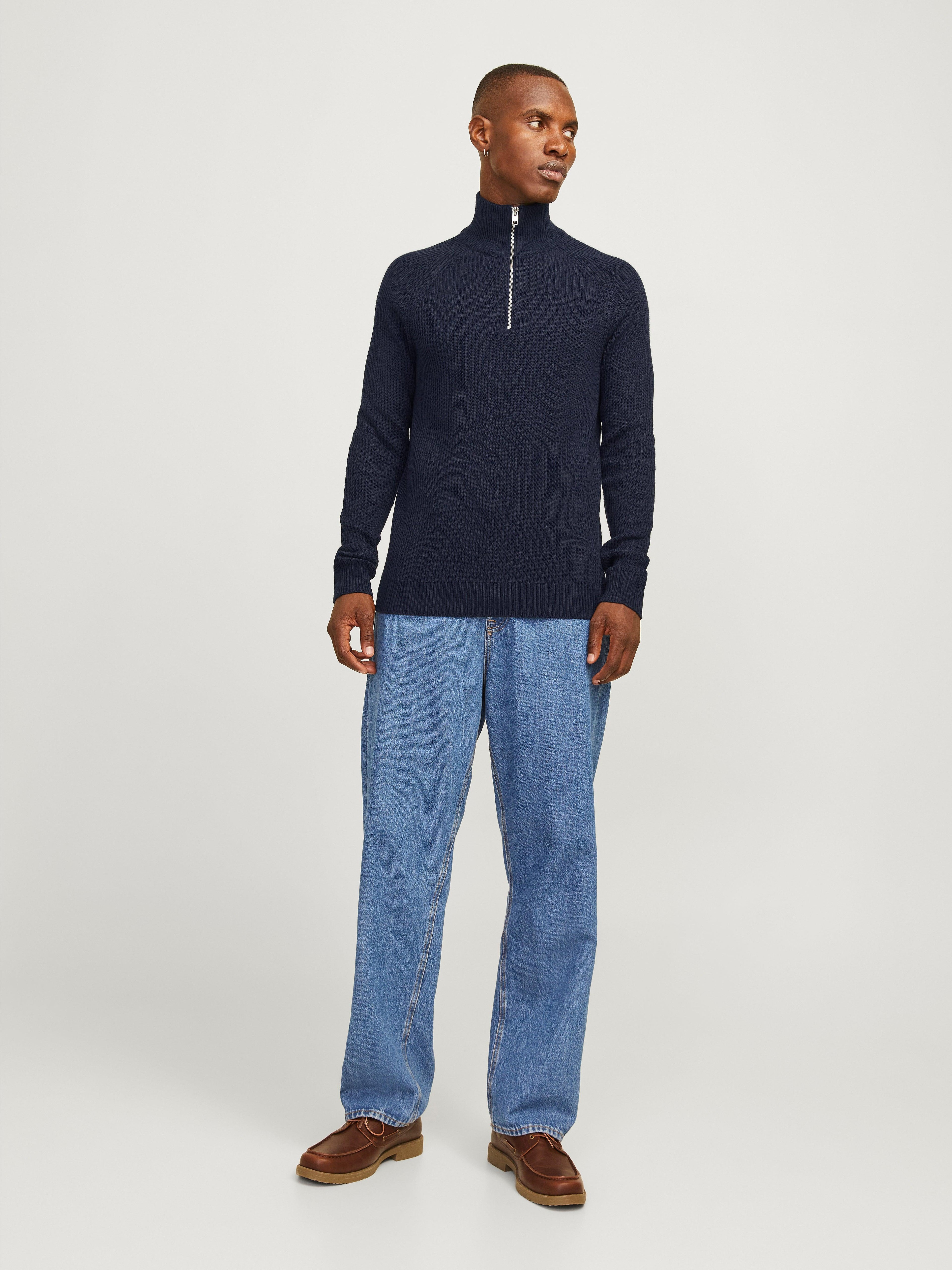12258473/Navy Blazer JACK AND JONES
