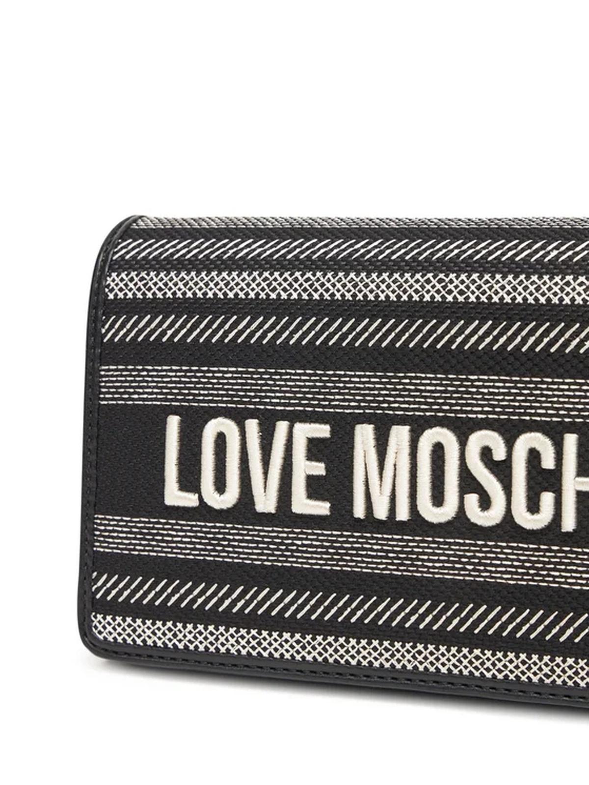 BORSA CANVAS NERO+PU NERO 