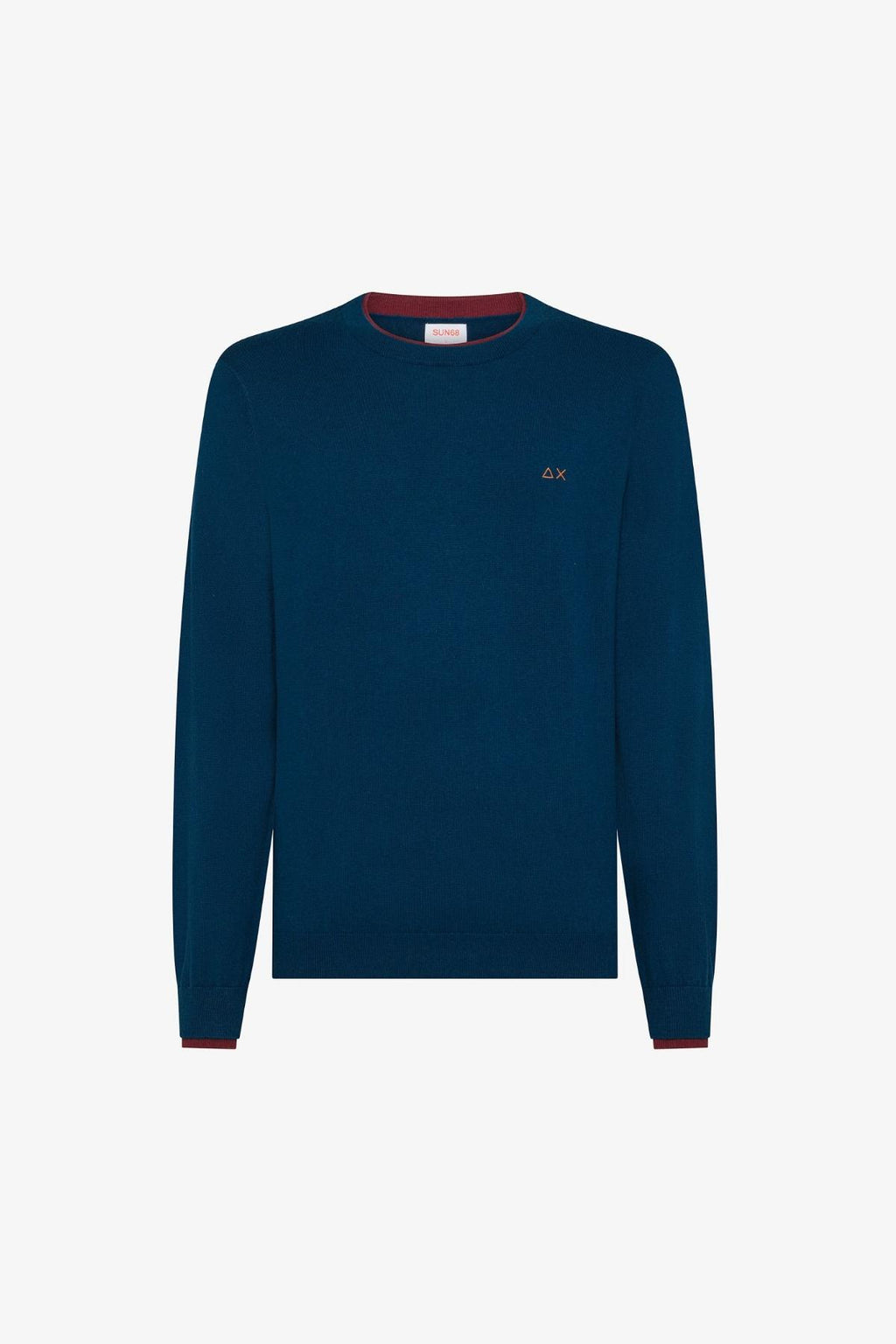 ROUND SWEATER DOUBLE RIB L/S K45141/78 SUN68