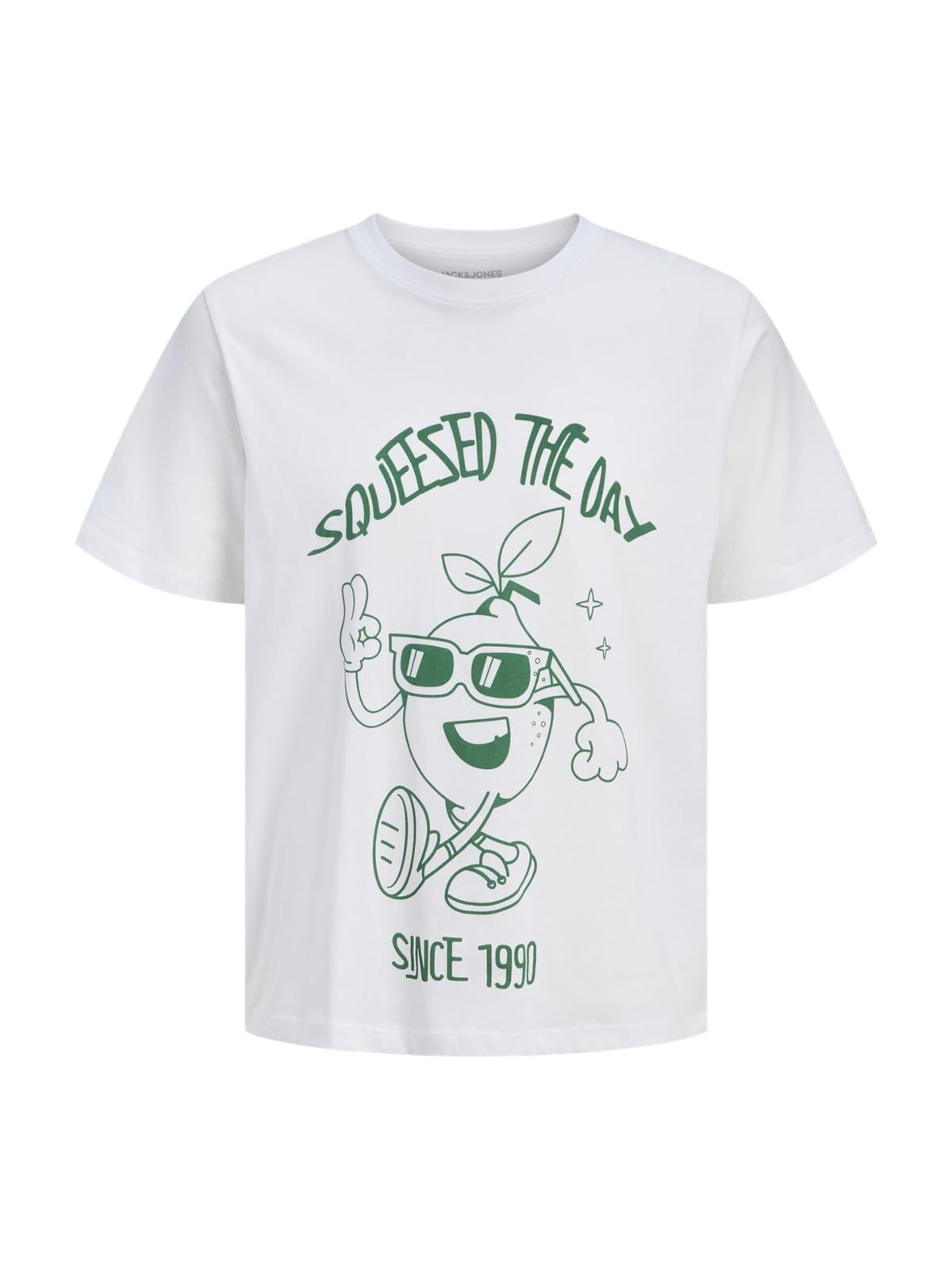 JJFUNNY FRUIT TEE SS CREW NECK 